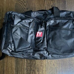 TV GUIDE PROMO small duffle. Great as gym bag never used. In closest years!!!
